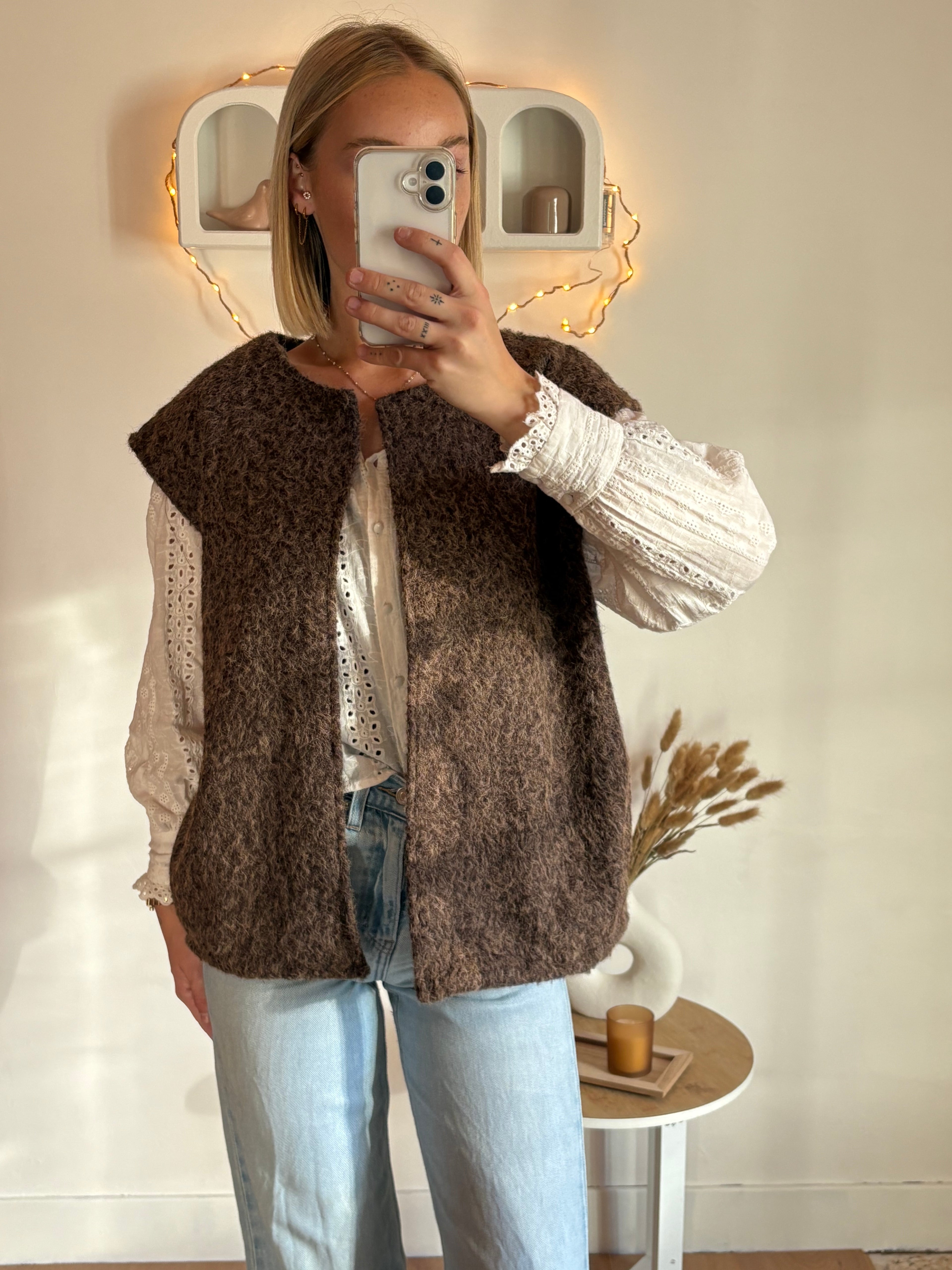 Veste Adèle marron