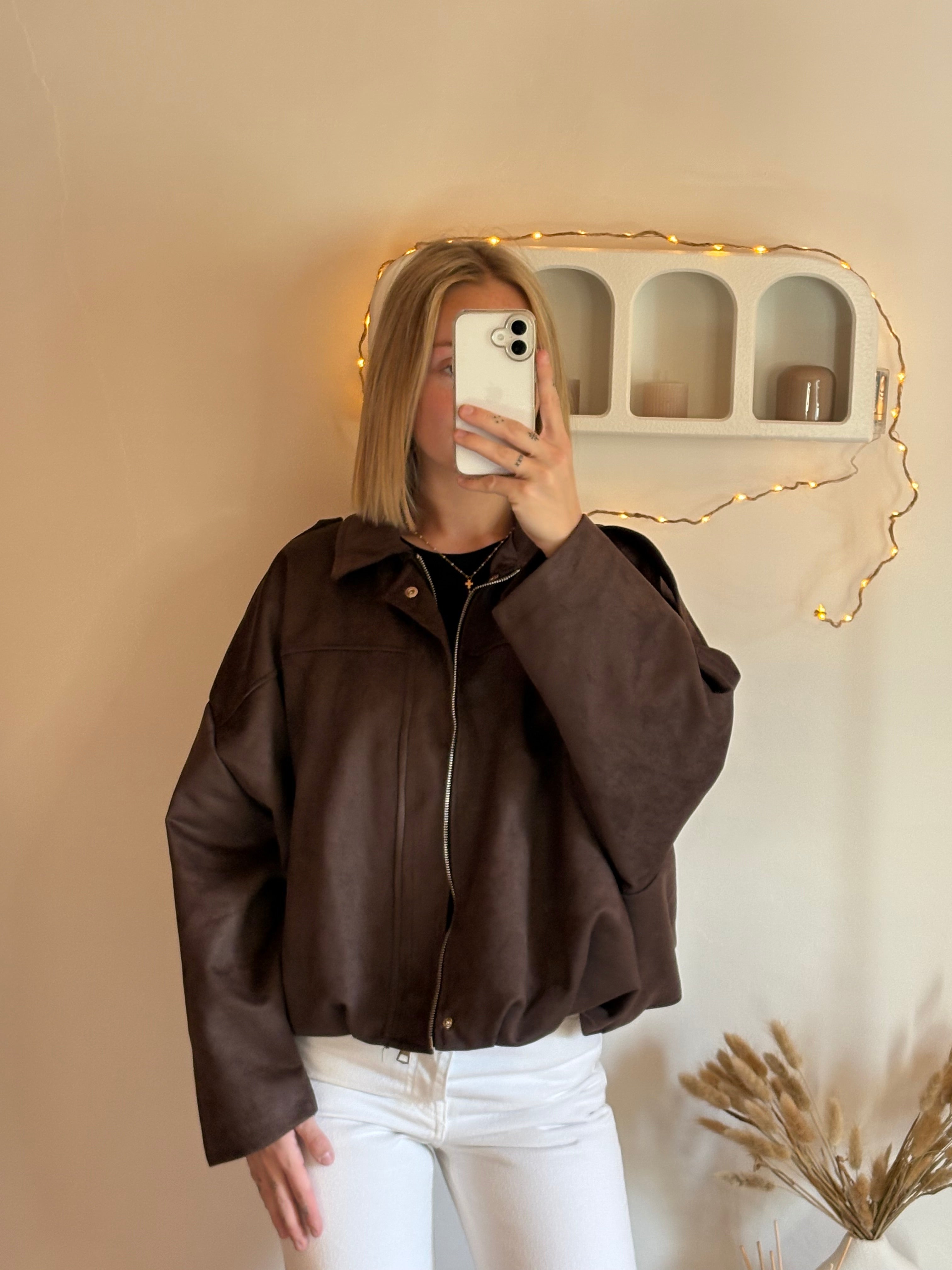 Veste Madi chocolat