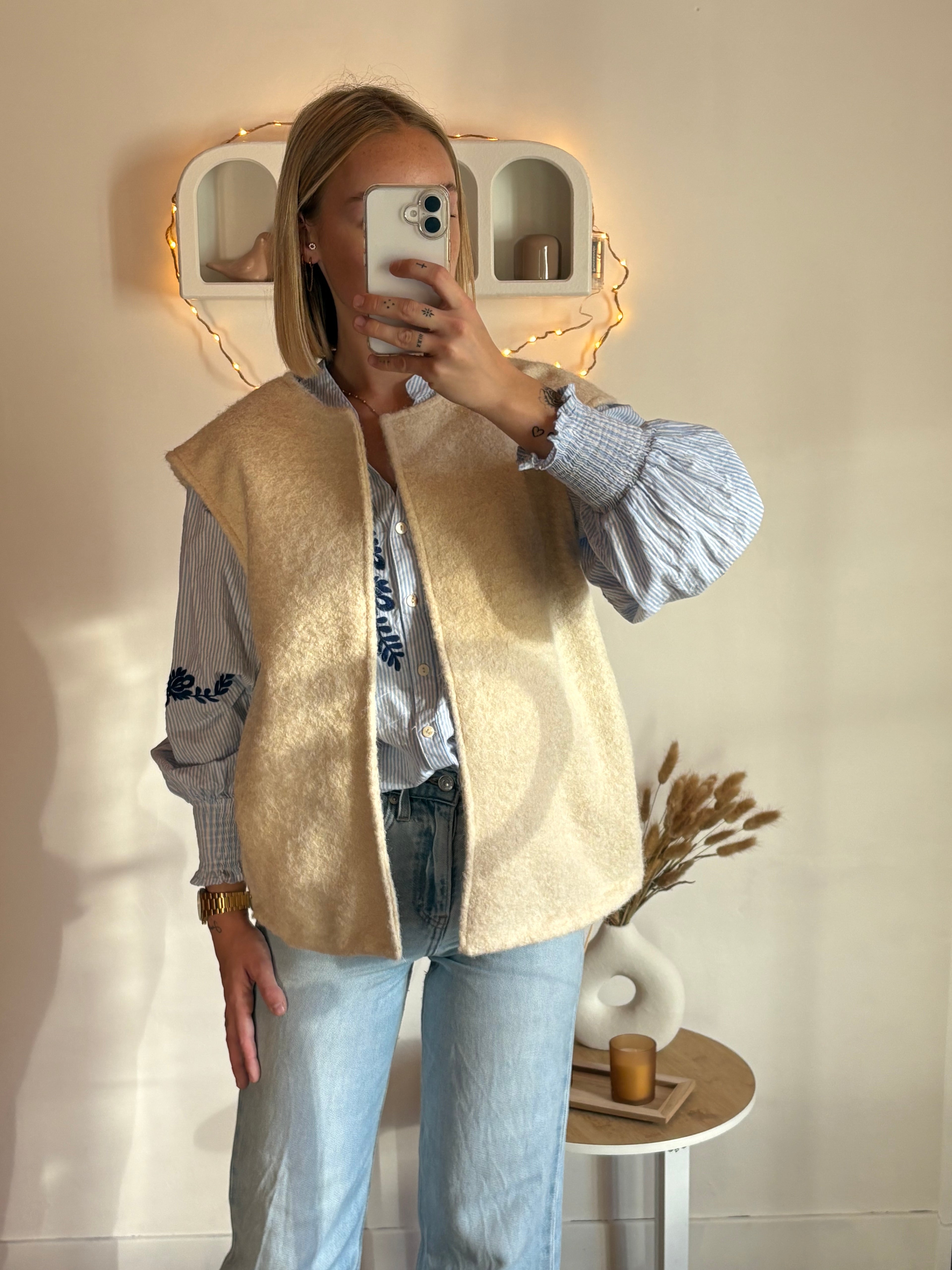 Veste Adèle beige