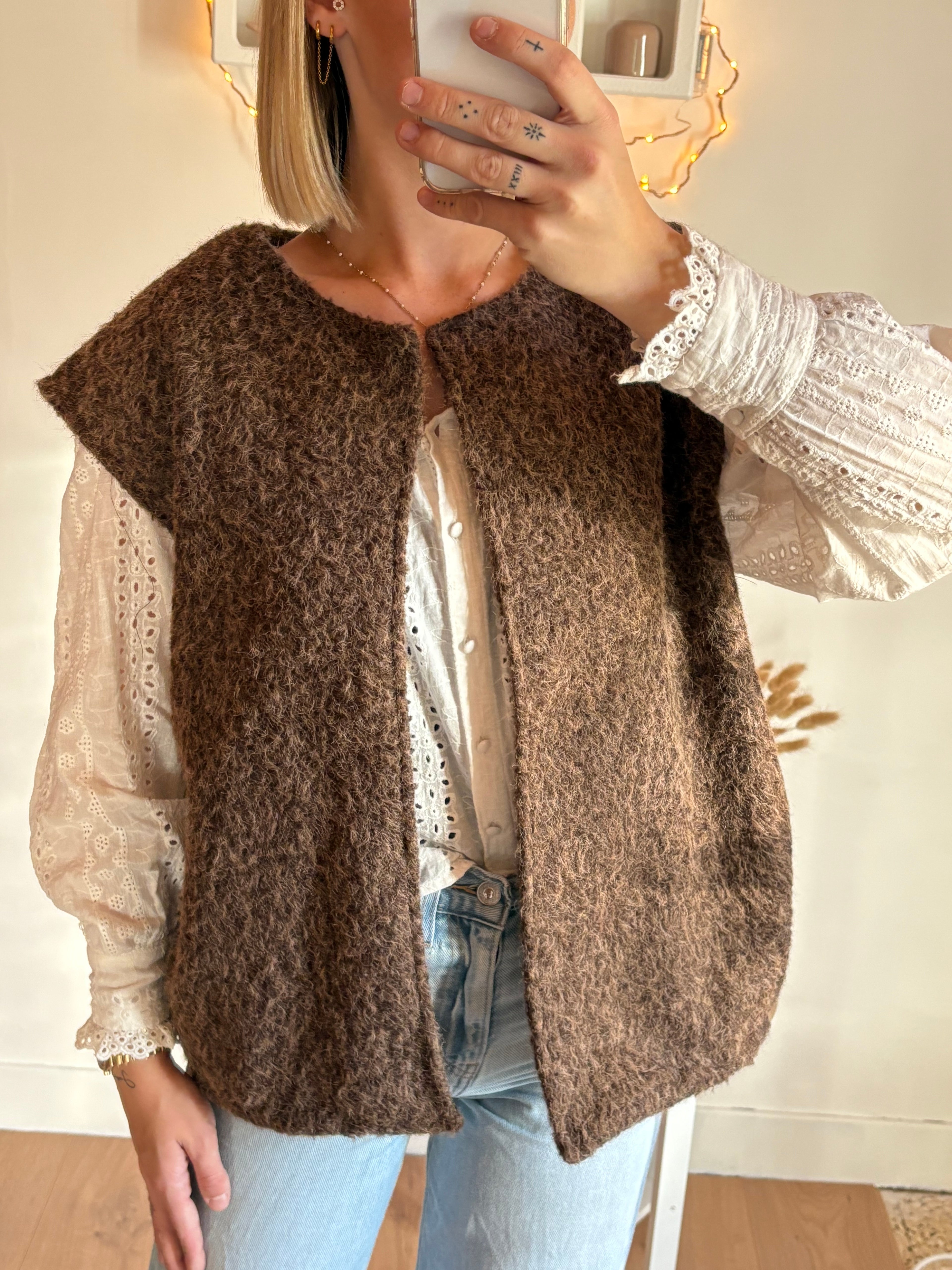 Veste Adèle marron