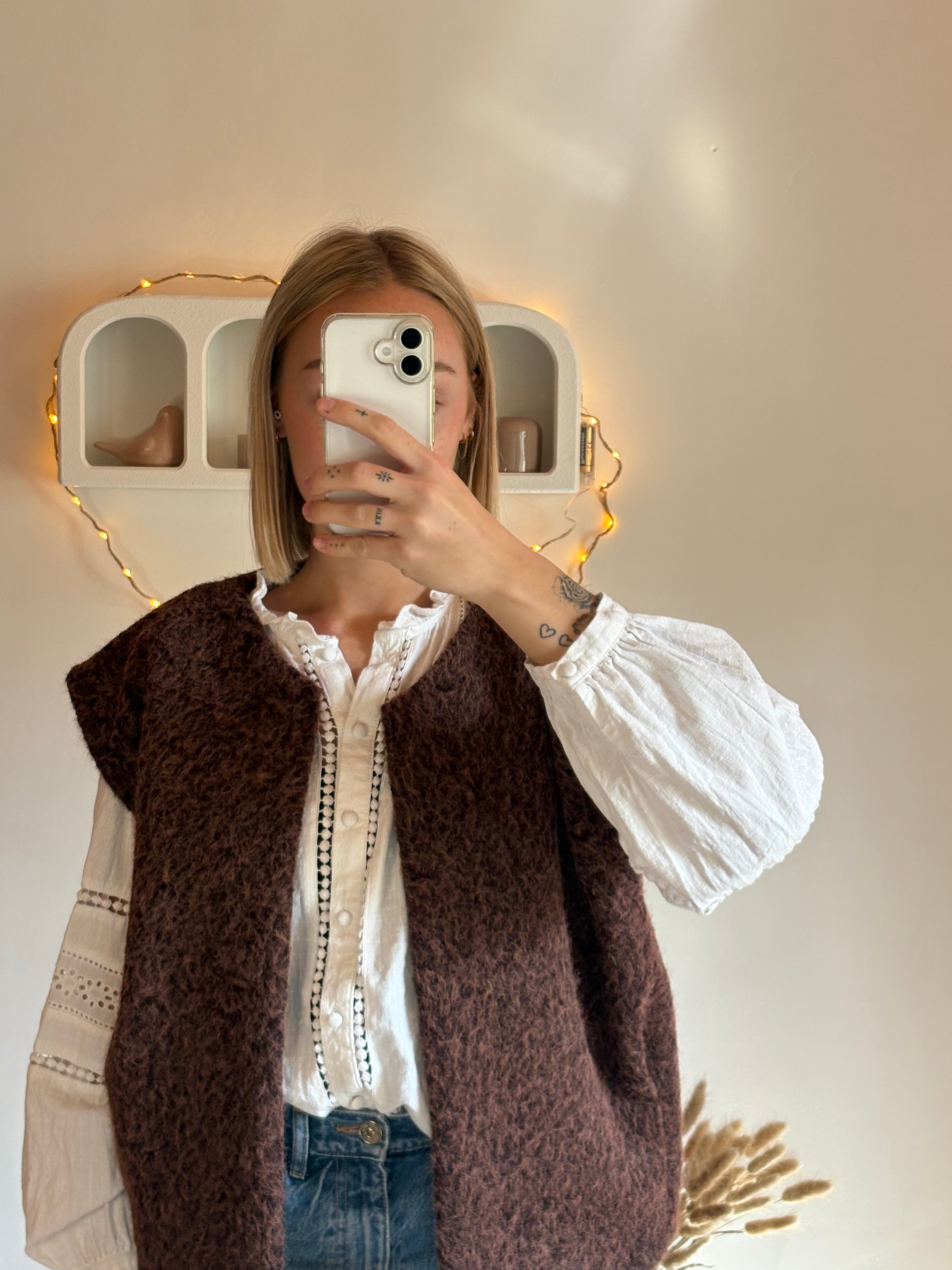 Veste Adèle chocolat