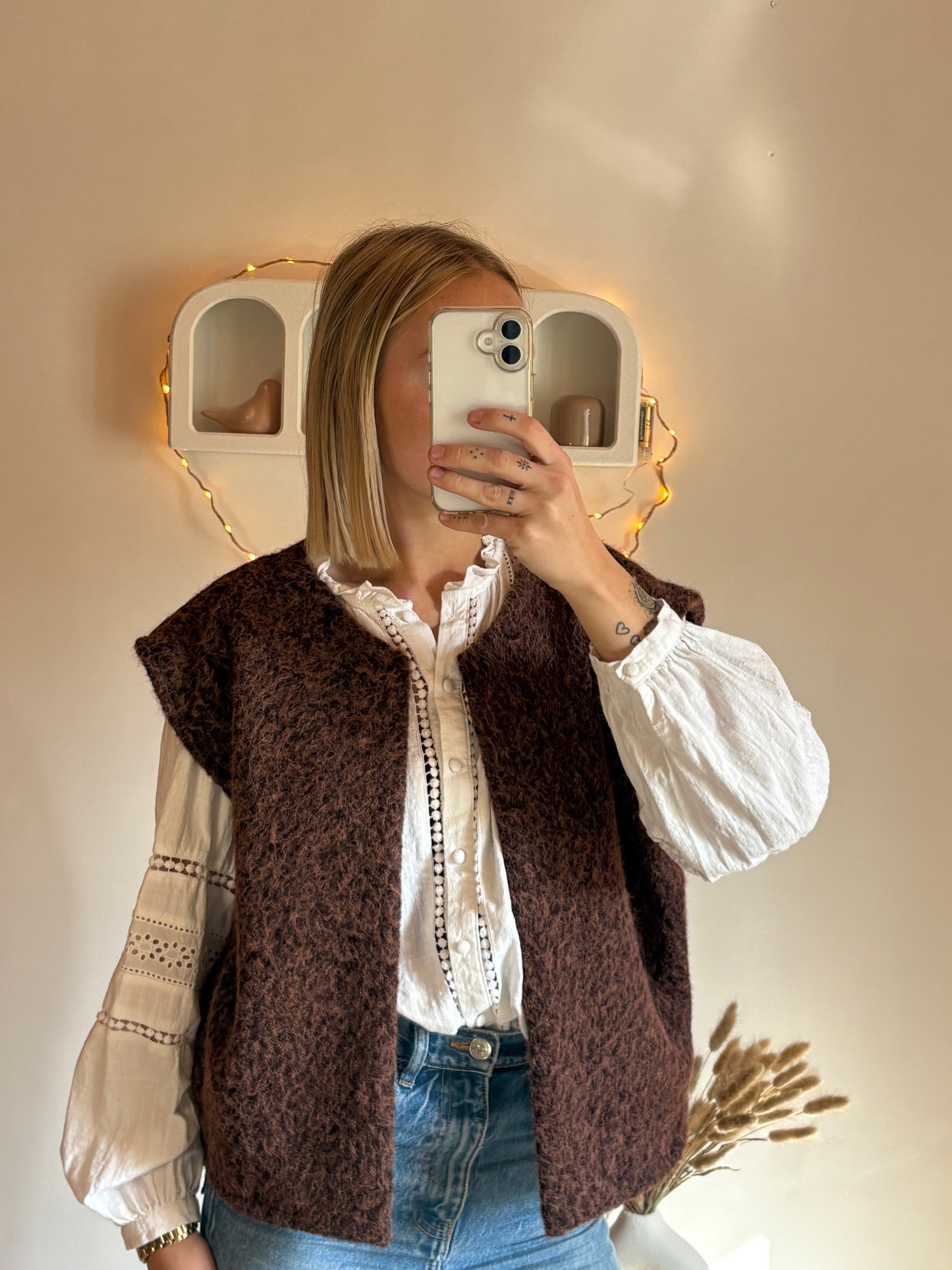 Veste Adèle chocolat