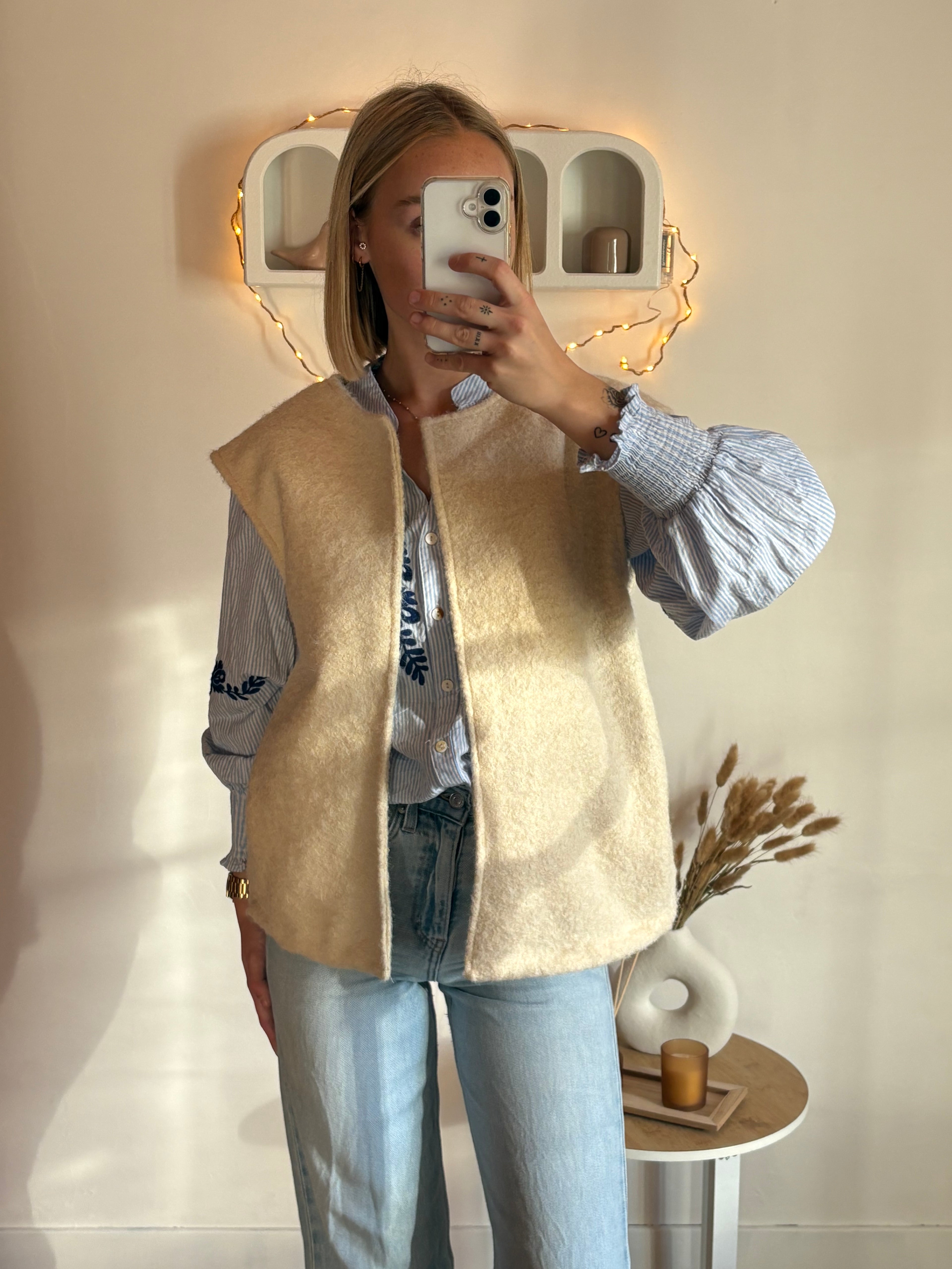 Veste Adèle beige