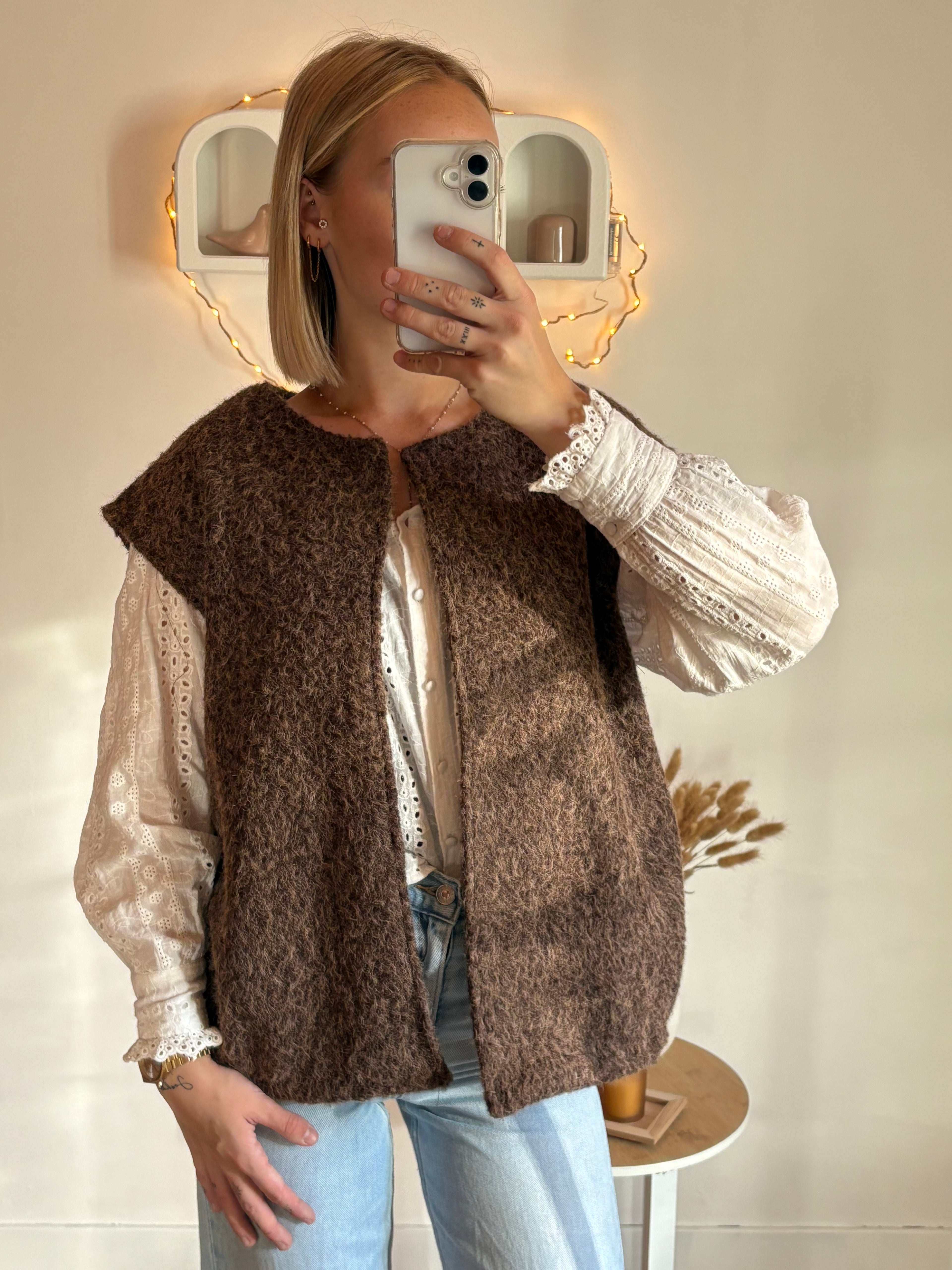 Veste Adèle marron