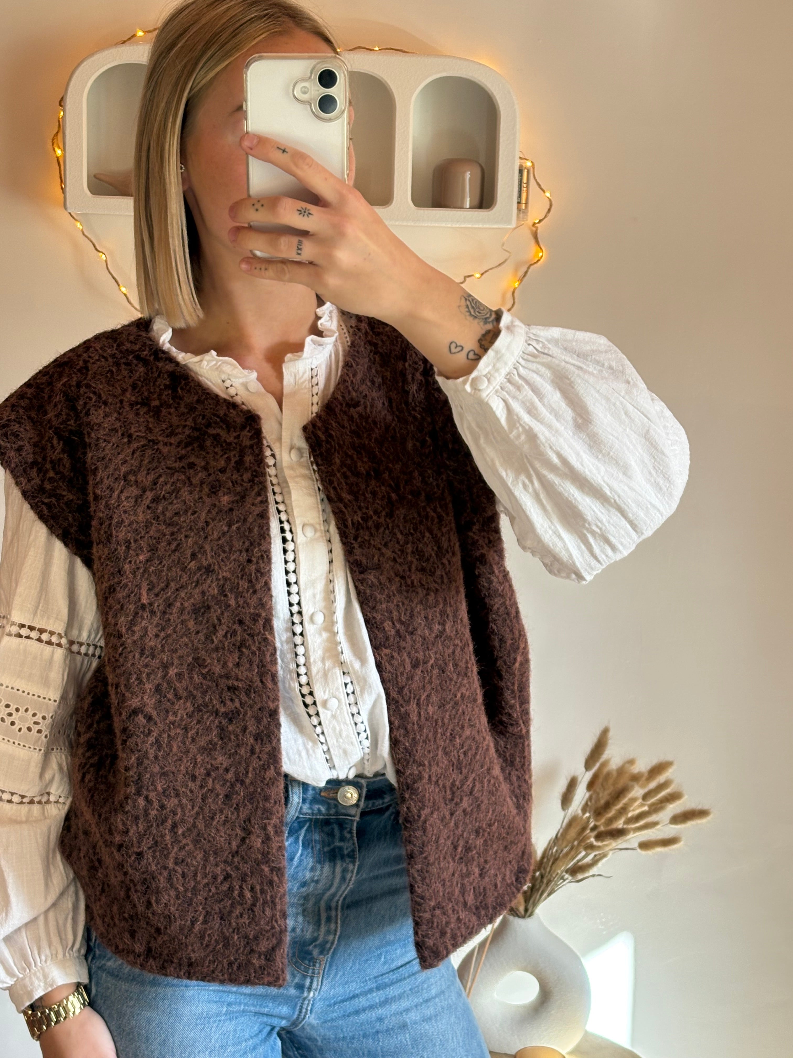 Veste Adèle chocolat