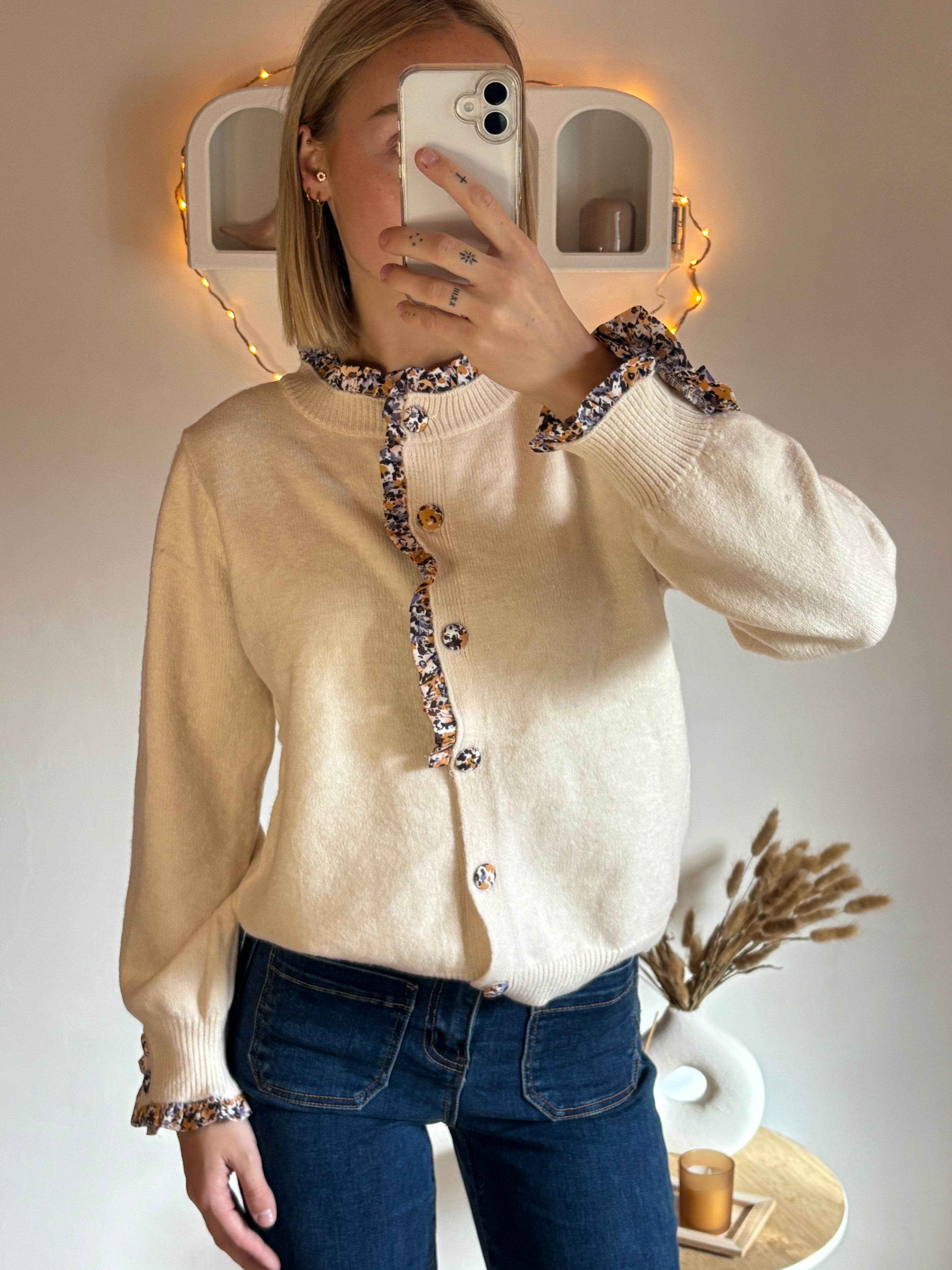 Cardigan Heïdi beige