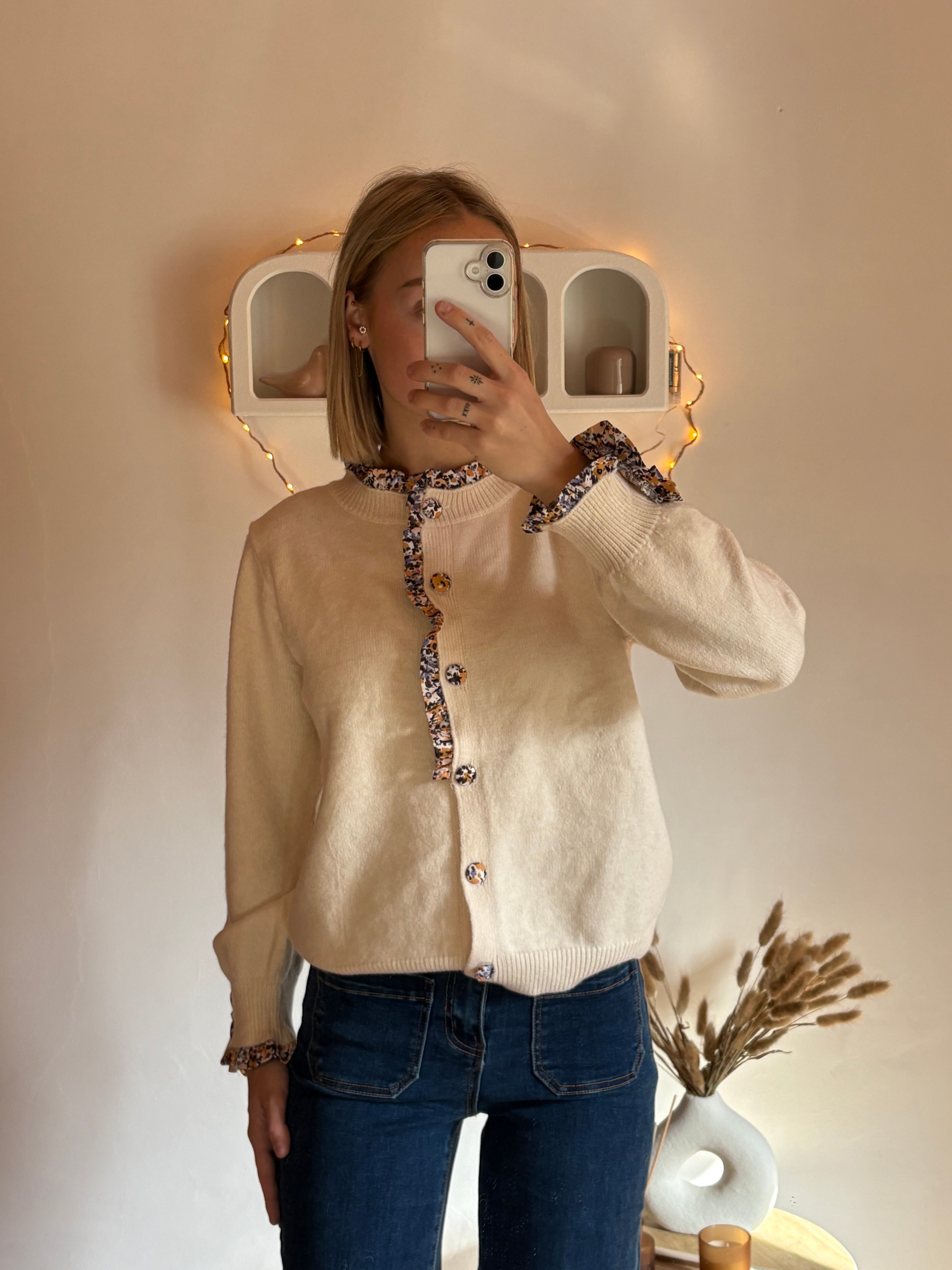 Cardigan Heïdi beige