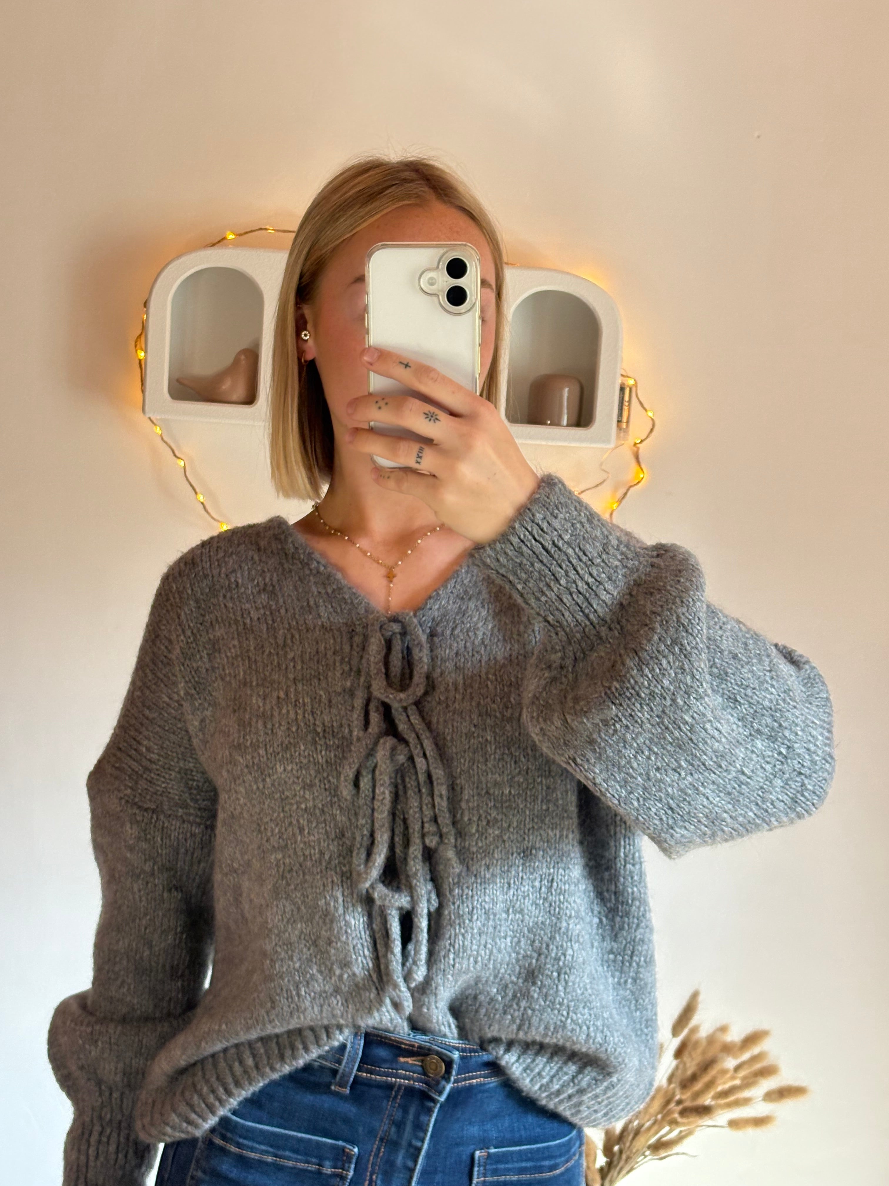 Pull Emma gris foncé