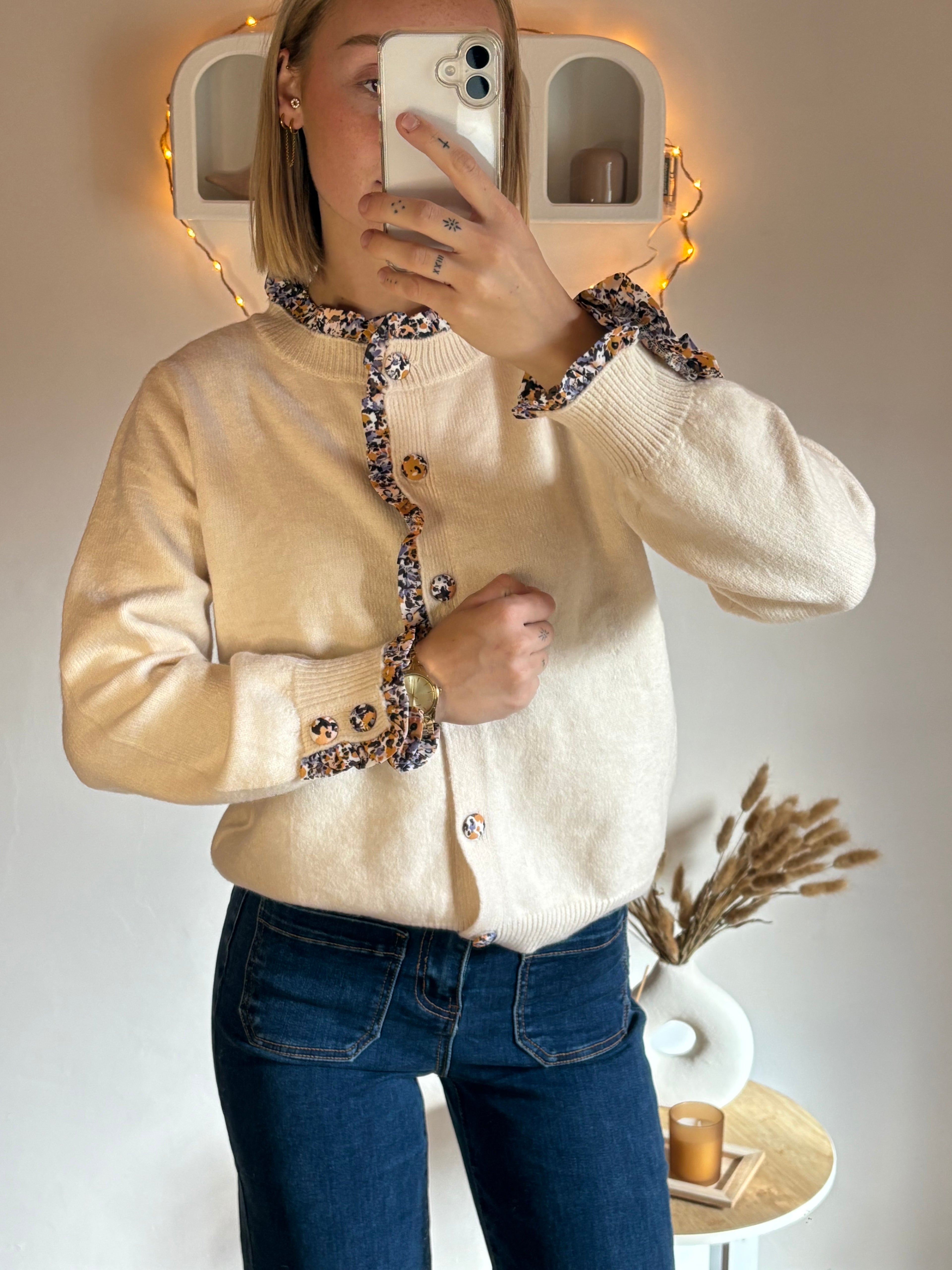 Cardigan Heïdi beige
