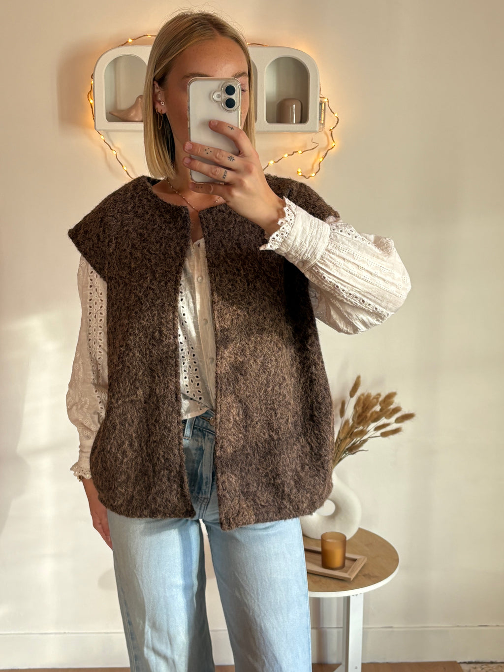 Veste Adèle marron