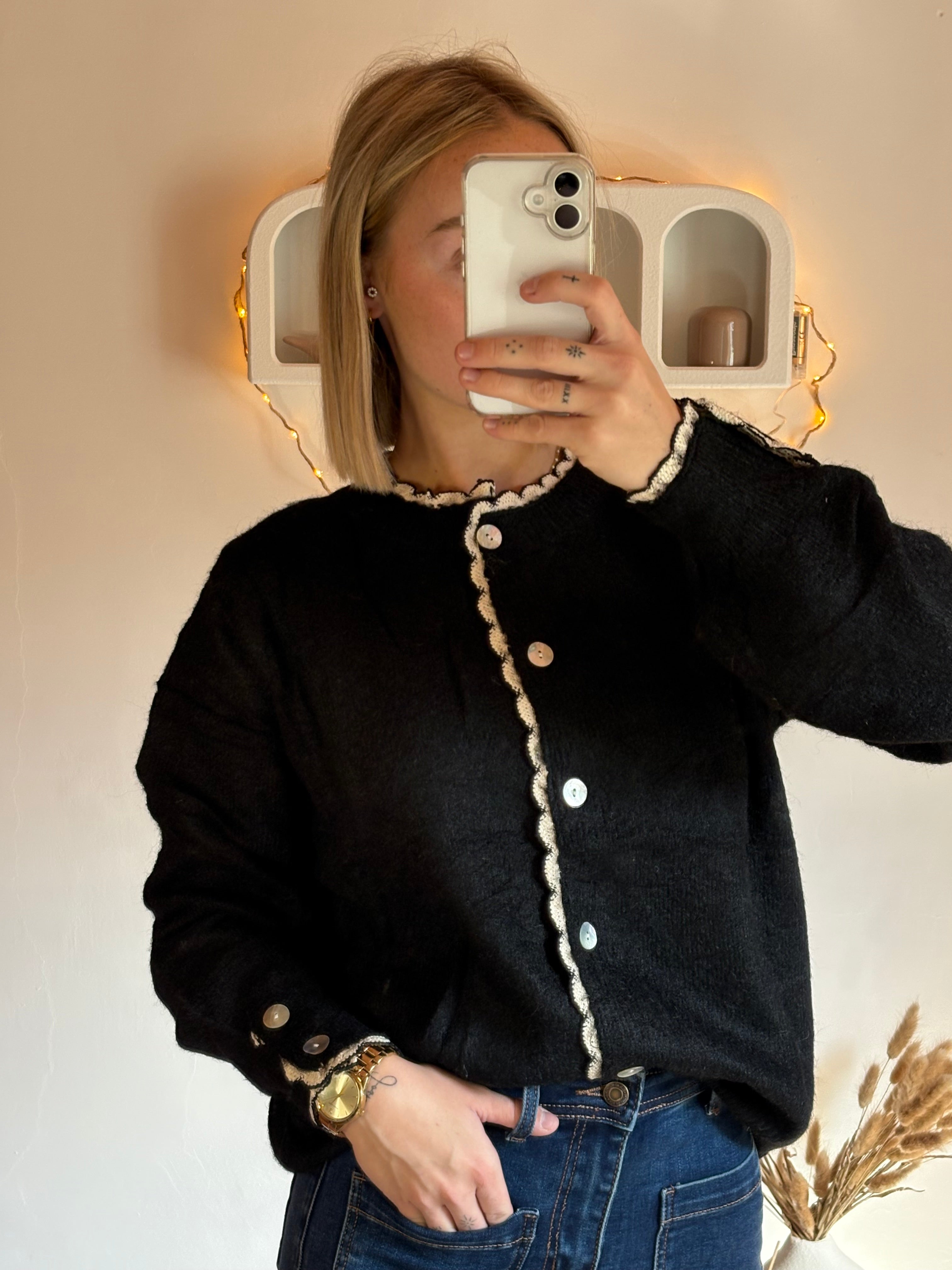 Cardigan Heïdi noir