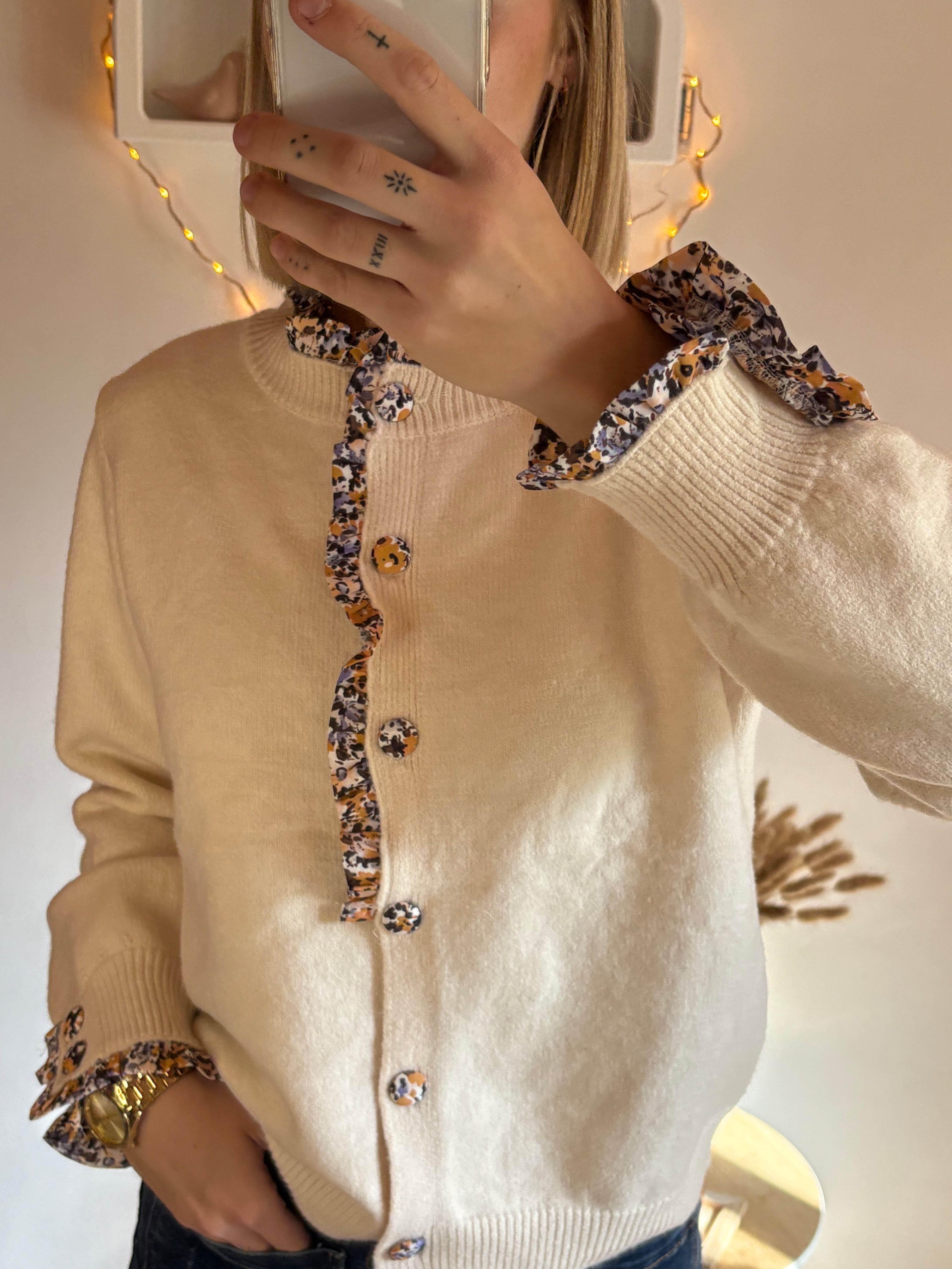 Cardigan Heïdi beige
