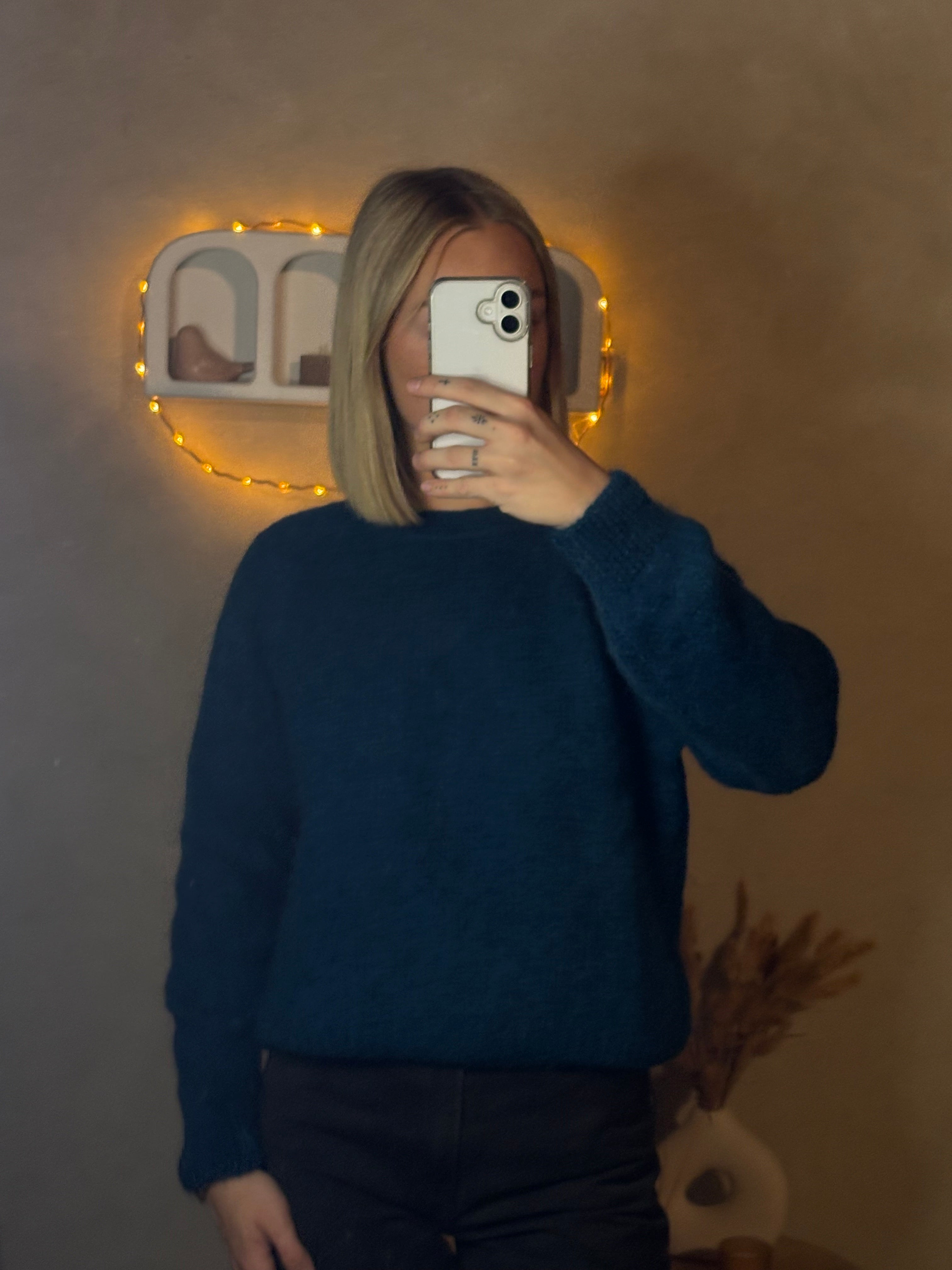 Pull Jeanne bleu canard