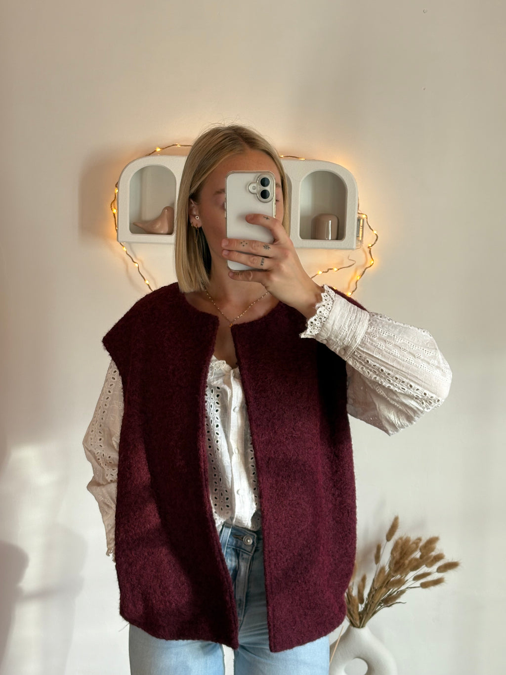 Veste Adele bordeaux
