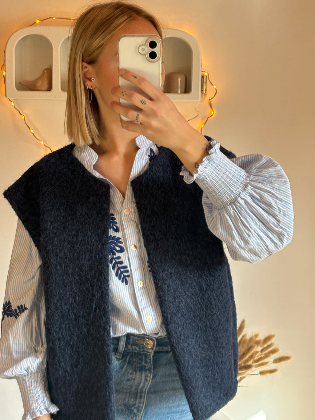 Veste Adèle bleu marine