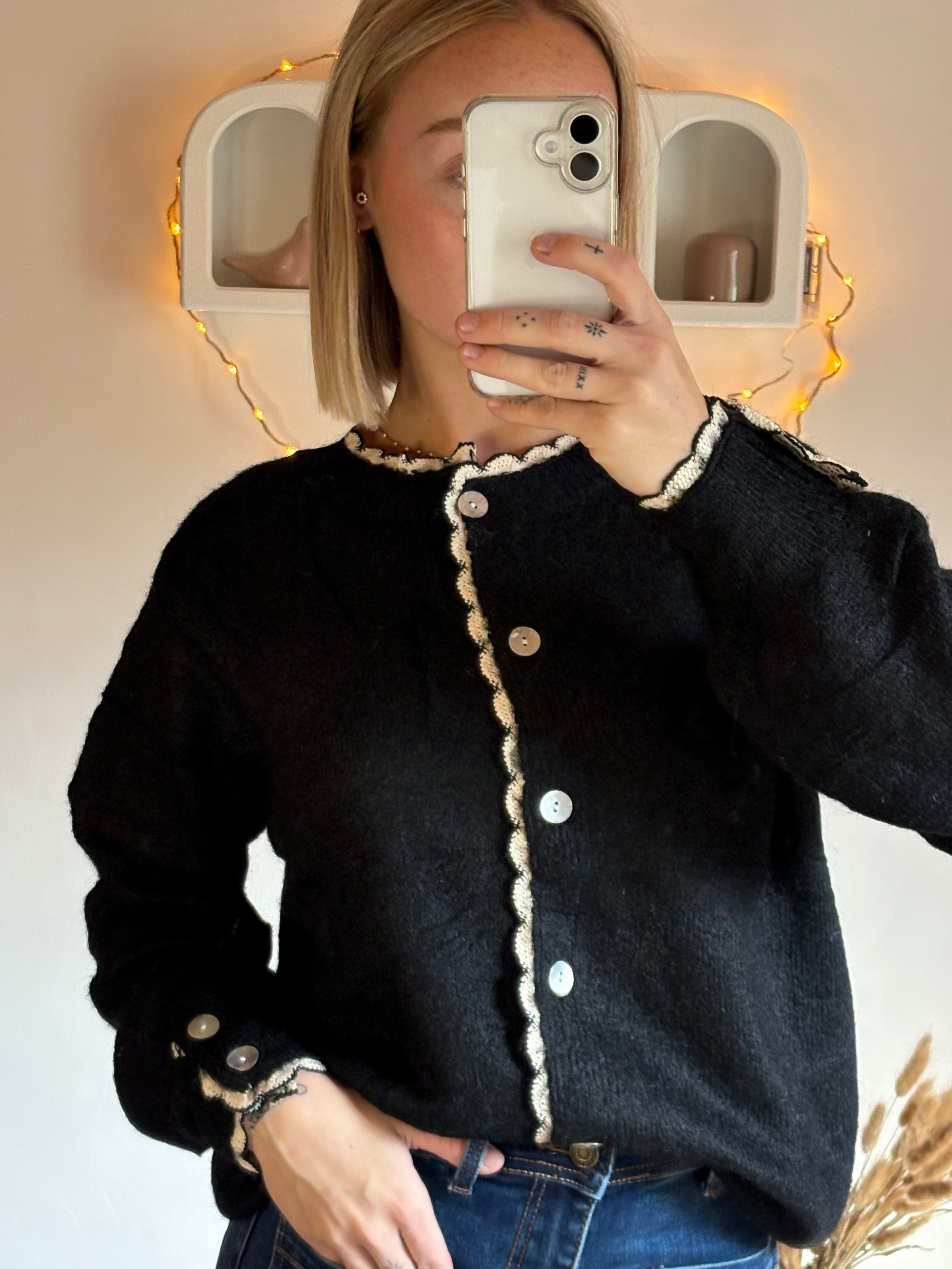 Cardigan Heïdi noir