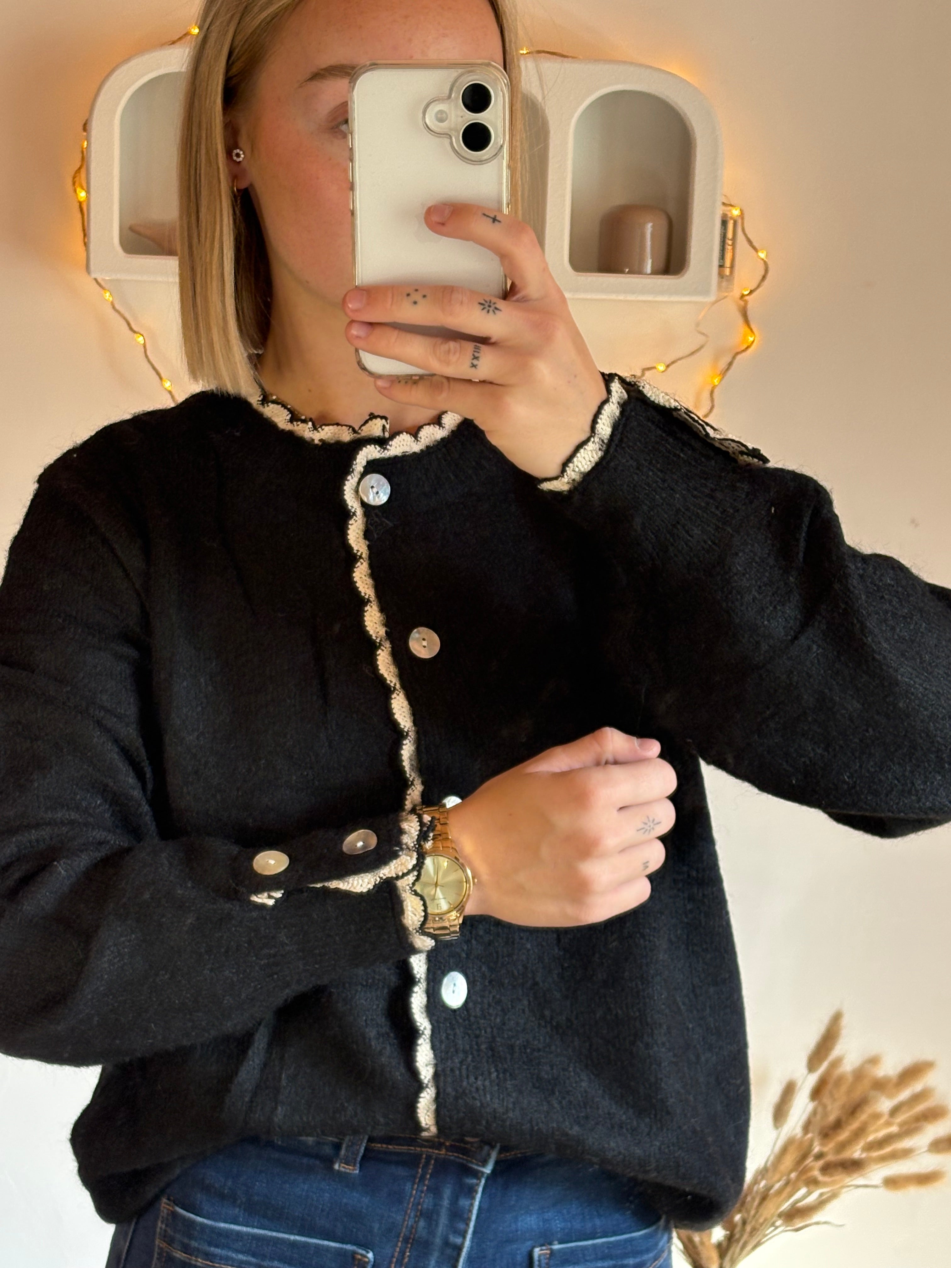 Cardigan Heïdi noir