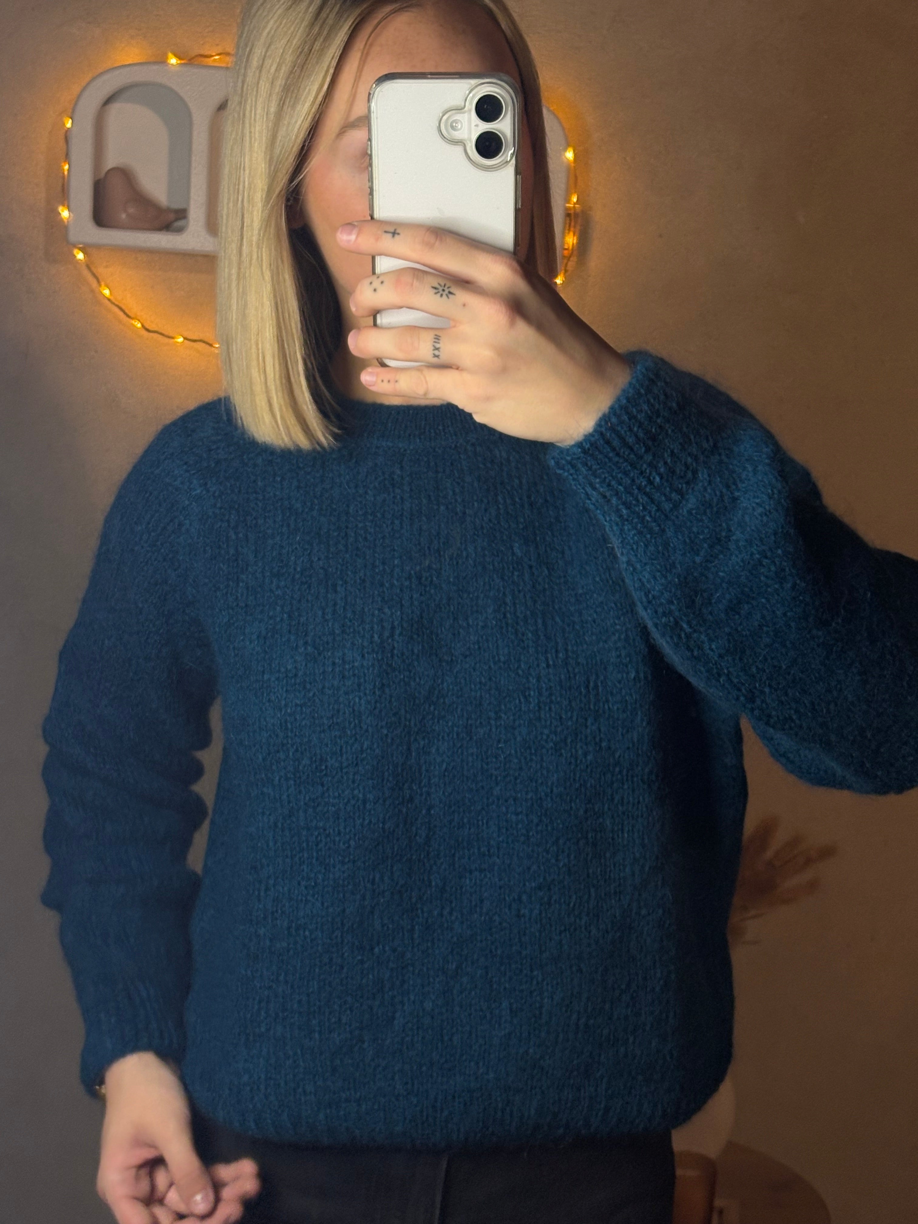 Pull Jeanne bleu canard